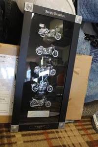 lot 115 image: Harley-Davidson J&L Harley-DavidsonBuell Sioux Falls SD 2007 Motorcycles in the 1980s 3D Wall Display Case