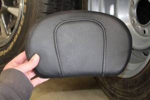 lot 168 image: Leather Motorcycle Backrest Pad