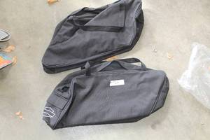 lot 152 image: Canvas Motorcycle Side Bag Set 2-piece
