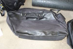 lot 150 image: Harley-Davidson CanvasLeather Motorcycle Bag