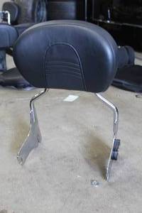lot 158 image: Leather Motorcycle Sissy Bar Back Rest