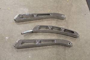 lot 188 image: Lot of (3) Chrome Motorcycle Foot Pegs