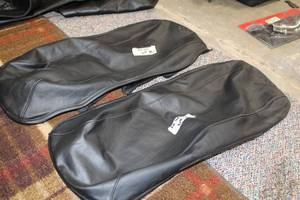 lot 649 image: Lot of (2) Harley-Davidson Leather Motorcycle Saddle Covers