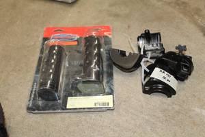lot 669 image: Lot of (3) Motorcycle Handle Parts