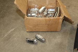 lot 683 image: Lot of (24) Chrome Motorcycle Lug Nuts 14x1.5