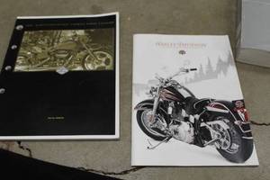 lot 724 image: Lot of (2) Harley-Davidson Motorcycle Parts Catalog
