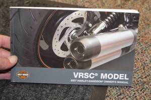 lot 778 image: 2007 Harley-Davidson VRSC Motorcycle Owners Manual