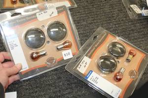 lot 775 image: Lot of (2) Harley-Davidson 69759-05 Motorcycle Bullet Rear Turn Signal Trim Ring