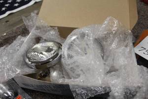 lot 748 image: Lot of (7) Motorcycle Head Lamps