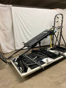 WOW Commercial Grade Total Gym XL Exercise System with Loads Of Extras Removed From A Physical Therapy Clinic - Great Working Condition