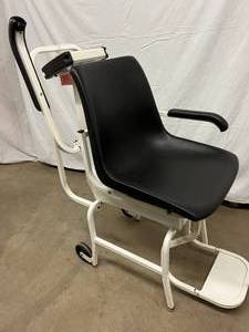 Detecto Mobile Digital Weighing Chair Scale - Good Working Condition