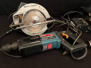 Circular Saw, Rotary Hammer, Heat Gun & Belt Sander