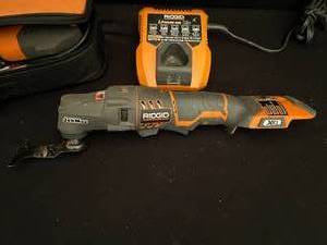 Rigid Rotary Saw, Charger & Reciprocating Saw with Case