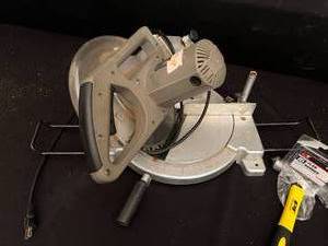 Compound Miter Saw & Hammer