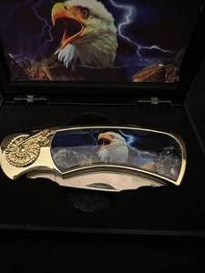 American Eagle Knife and Case