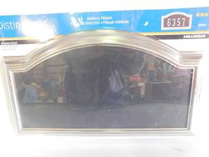 lot 48 image: New Hillman address plaque