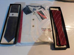 lot 177 image: New pontiac racing shirt and 2 new ties