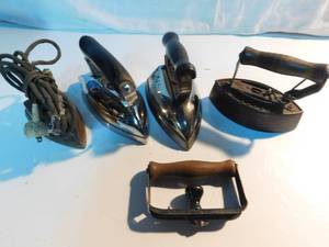 lot 180 image: Antique irons