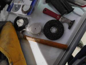 lot 275 image: AvantiPRO 4 Piece Paint Removal Set, Black & Decker Drill Bit Set, DeWalt Bag and other tools