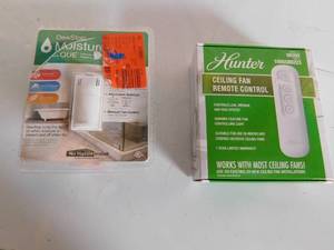 lot 76 image: Dew stop moisture control & ceiling fan remote control