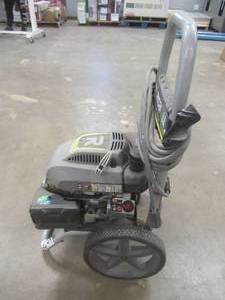 lot 813 image: RYOBI 2900 PSI 2.3 GPM Gas Pressure Washer, RY802900 - Missing Choke Lever, Gun and Spray Tips - Could Not Start, Has Compression, Needs Work.
