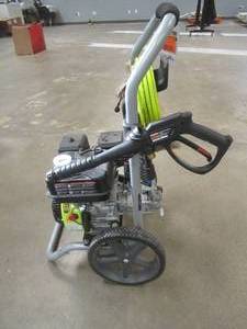 lot 818 image: RYOBI 2900 PSI 2.5 GPM Cold Water Gas Pressure Washer, RY802925VNM - StartsRuns - Missing Tips, and Gun Spray Wand.