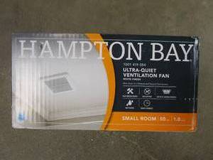lot 789 image: HAMPTON BAY 50 CFM WallCeiling Mount Roomside Installation Bathroom Exhaust Fan, ENERGY STAR (OPEN BOX)