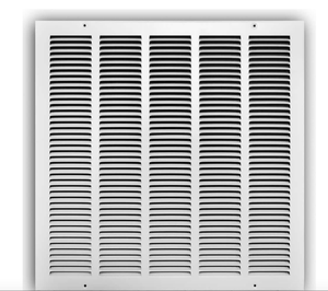 lot 877 image: EVERBILT 20 in. x 20 in. Steel Return Air Filter Grille in White (OPEN BOX)