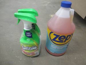 lot 903 image: (2) Bottles of Fantastik Multi-Purpose Cleaner and (1) 1 Gallon Bottle of Zep Antibacterial Hand Soap. - NEW