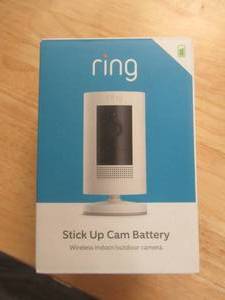 lot 936 image: RING Stick Up Cam Battery - Wireless IndoorOutdoor Camera. - NEW