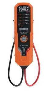 lot 922 image: (5) KLEIN TOOLS Electronic ACDC Voltage Testers Item No.ET40 - NEW