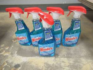 lot 888 image: (5) Windex Original 23Oz Spray Bottles. - NEW
