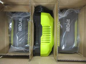 lot 925 image: Ryobi 40v 6Ah Battery and Charger Starter Kit, Includes (2) Batteries and (1) Charger. - NEW