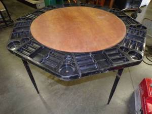 lot 27 image: Folding Poker Table