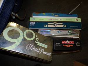 lot 25 image: Monopoly and Trivia Games just in time for the Fish House