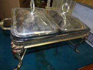 lot 38 image: Double Warmer with Covers