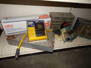 lot 57 image: Hardware and Parts Bins