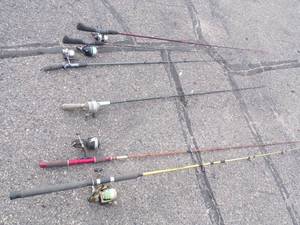 lot 60 image: 6 Rods with Reels