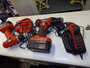 lot 65 image: Black N Decker Cordless Tools