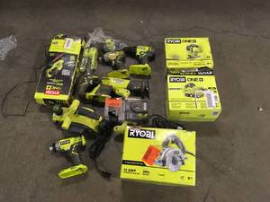 Lot of 2 Ryobi LawnCare and Power Tools Various Models and Conditions Customer Returns See Terms on Auction