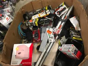 Gaylord of Hardware and Misc Items Various Models and Conditions Customer Returns See Terms on Auction
