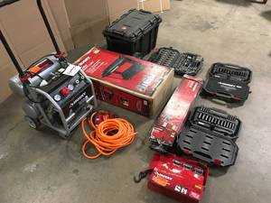 Lot of 2 Assorted Husky Tools and Power Tools Various Models and Conditions Customer Returns See Terms on Auciton
