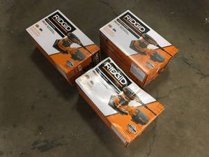 Lot of 3 Assorted RIDGID 2.4 Amp 14 Sheet Sander with AIRGUARD Technology  Customer Returns See Terms on Auciton