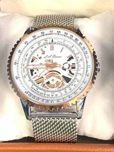 lot 1 image: New LA Banus Skelton Dial Watch $572 retail
