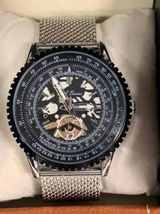 lot 8 image: New LA Banus Shark Mesh Watch $572 retail
