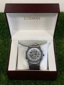 lot 12 image: New Edison Roadster Hexagon Watch $773 retail