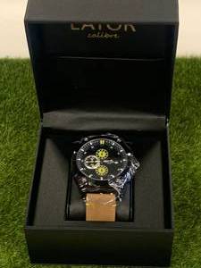 lot 13 image: New Lator Calibre L9180 Chrono Watch $745 retail