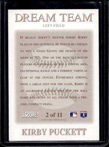 lot 35 image: 1993 Score Dream Team Kirby Puckett #2