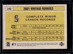 lot 39 image: 2001 Upper Deck Vintage Ichiro Rookie #346