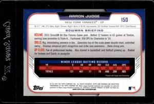lot 63 image: 2015 Bowman Aaron Judge #150